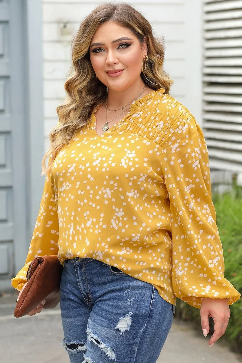 Plus Size Long Sleeve Blouses