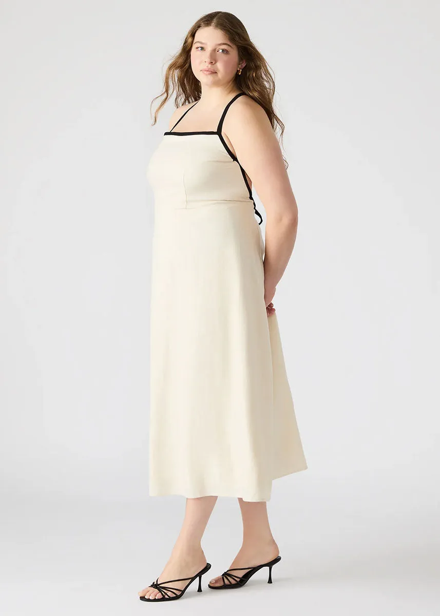 Riyan Midi Dress - Natural