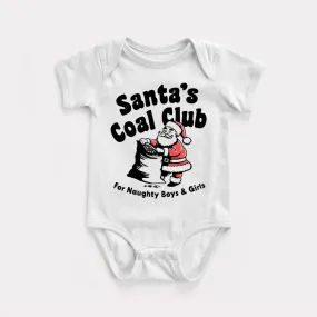 Santa's Coal Club Baby Bodysuit