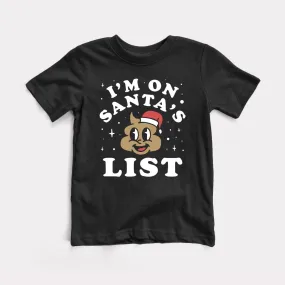 Santa's Shit List Youth Tee
