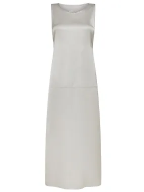 SIGNATURE SINGLE-STITCH LOGO SIDE-SLIT DRESS