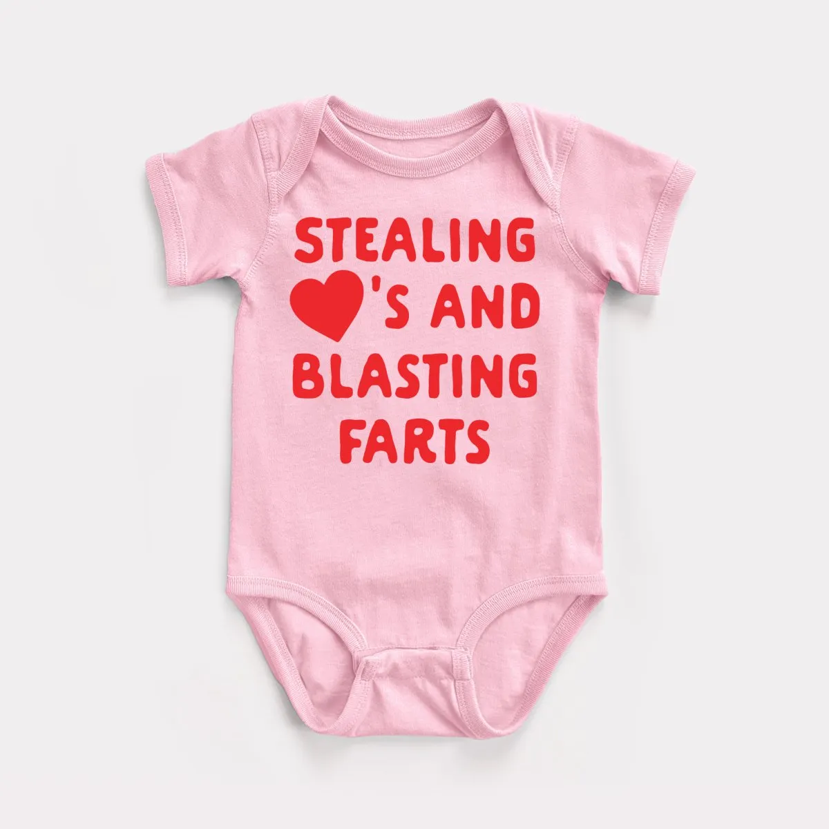 Stealing Hearts Blasting Farts Baby Bodysuit