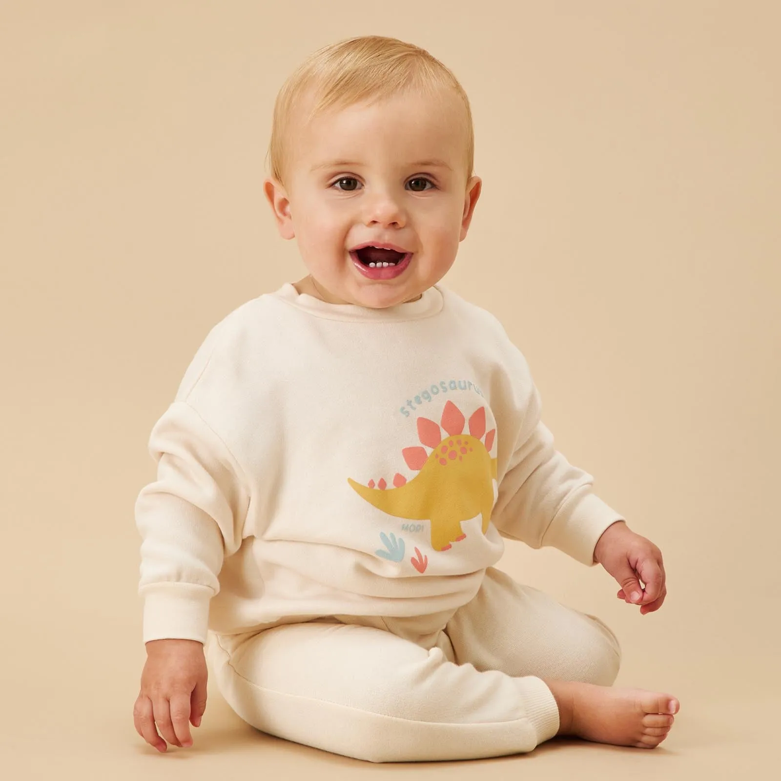 Stegosaurus Sweater & Comfy Joggers Outfit