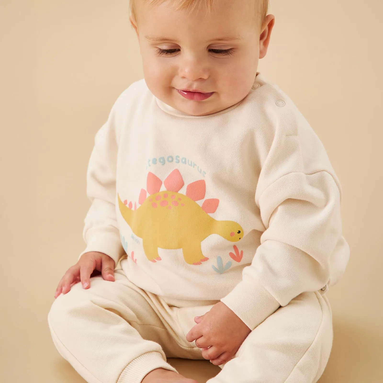 Stegosaurus Sweater & Comfy Joggers Outfit