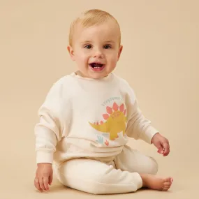 Stegosaurus Sweater & Comfy Joggers Outfit