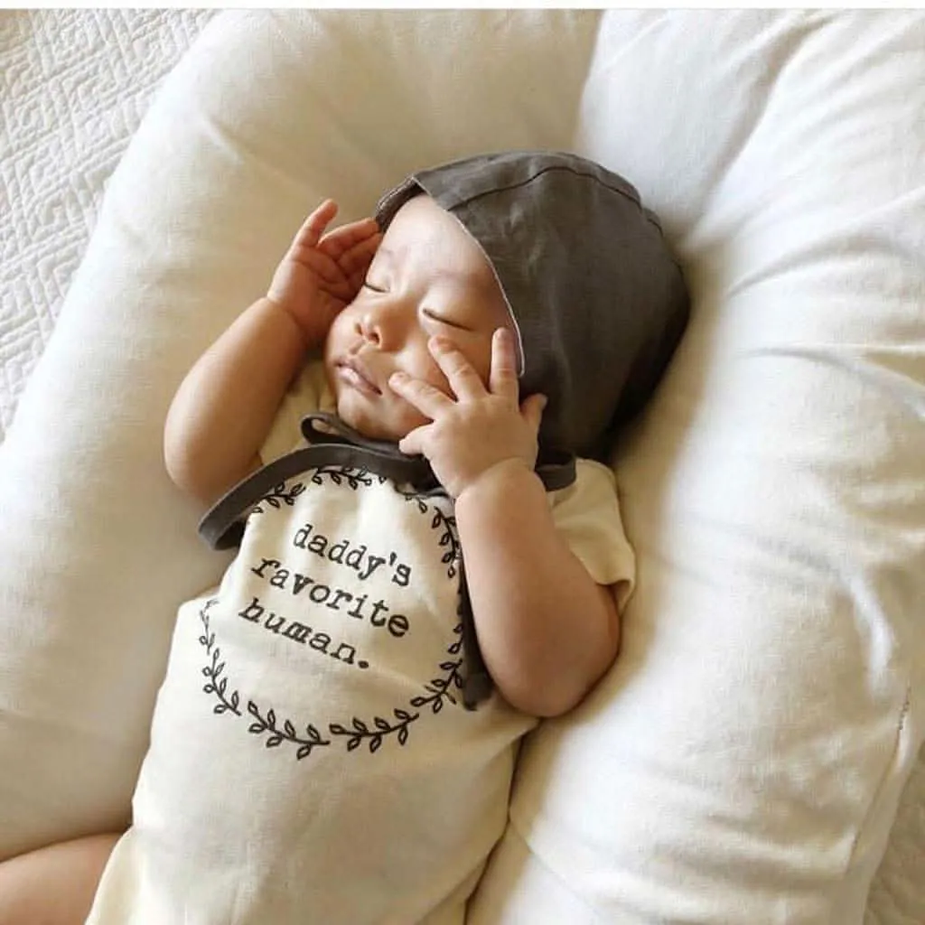 Tenth & Pine Daddy's Favorite Human Organic Cotton Onesie