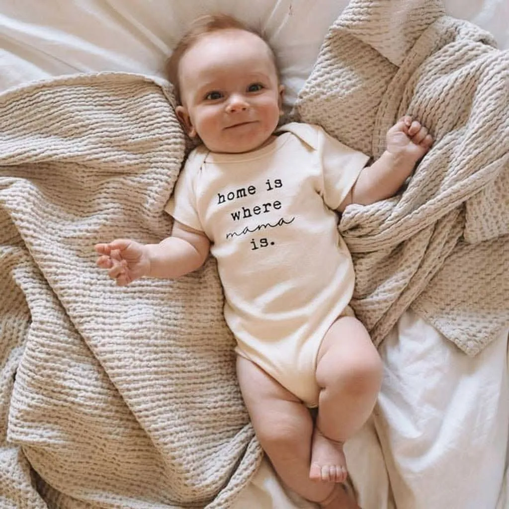 Tenth & Pine Home is Where Mama is Organic Cotton Onesie