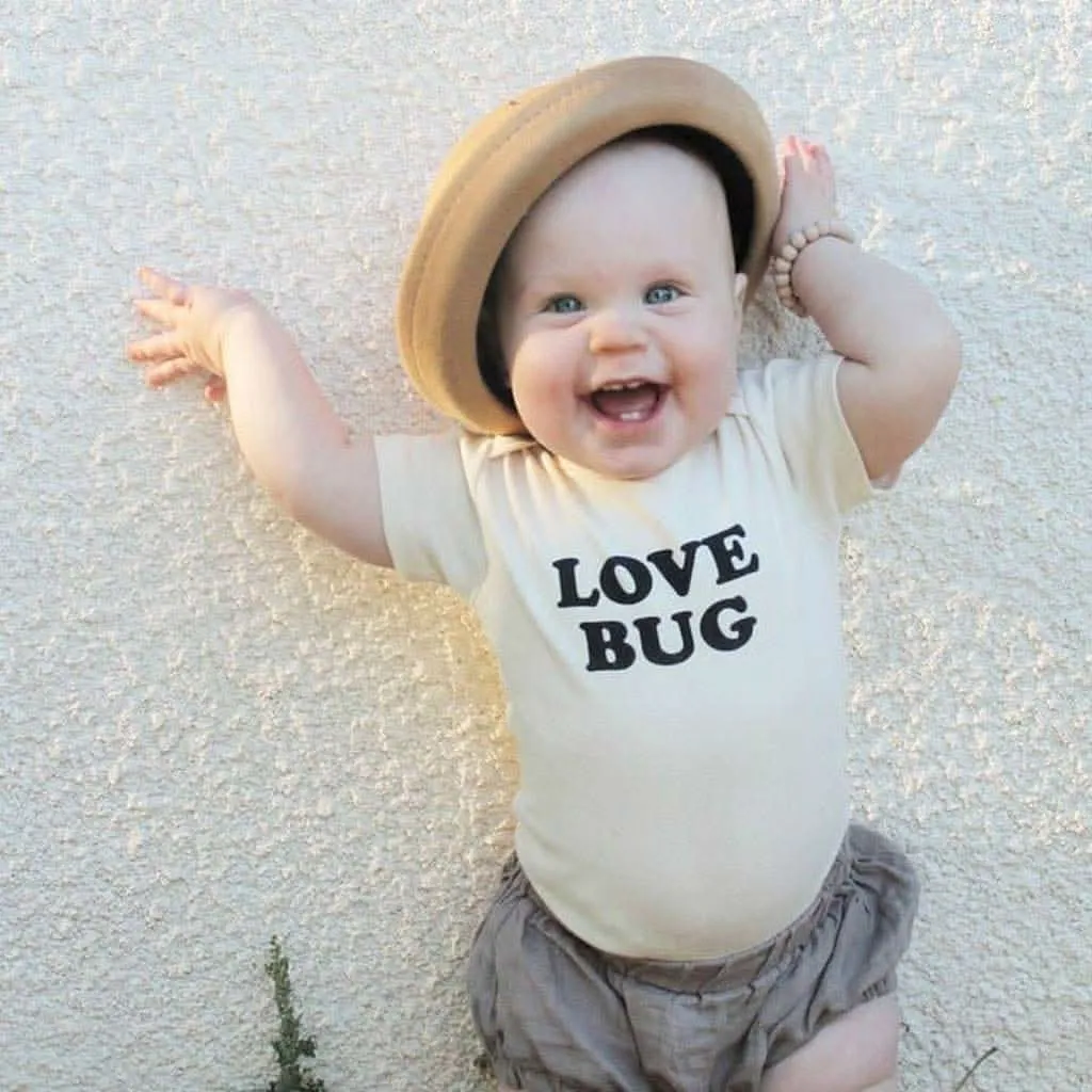 Tenth & Pine Love Bug Organic Cotton Onesie