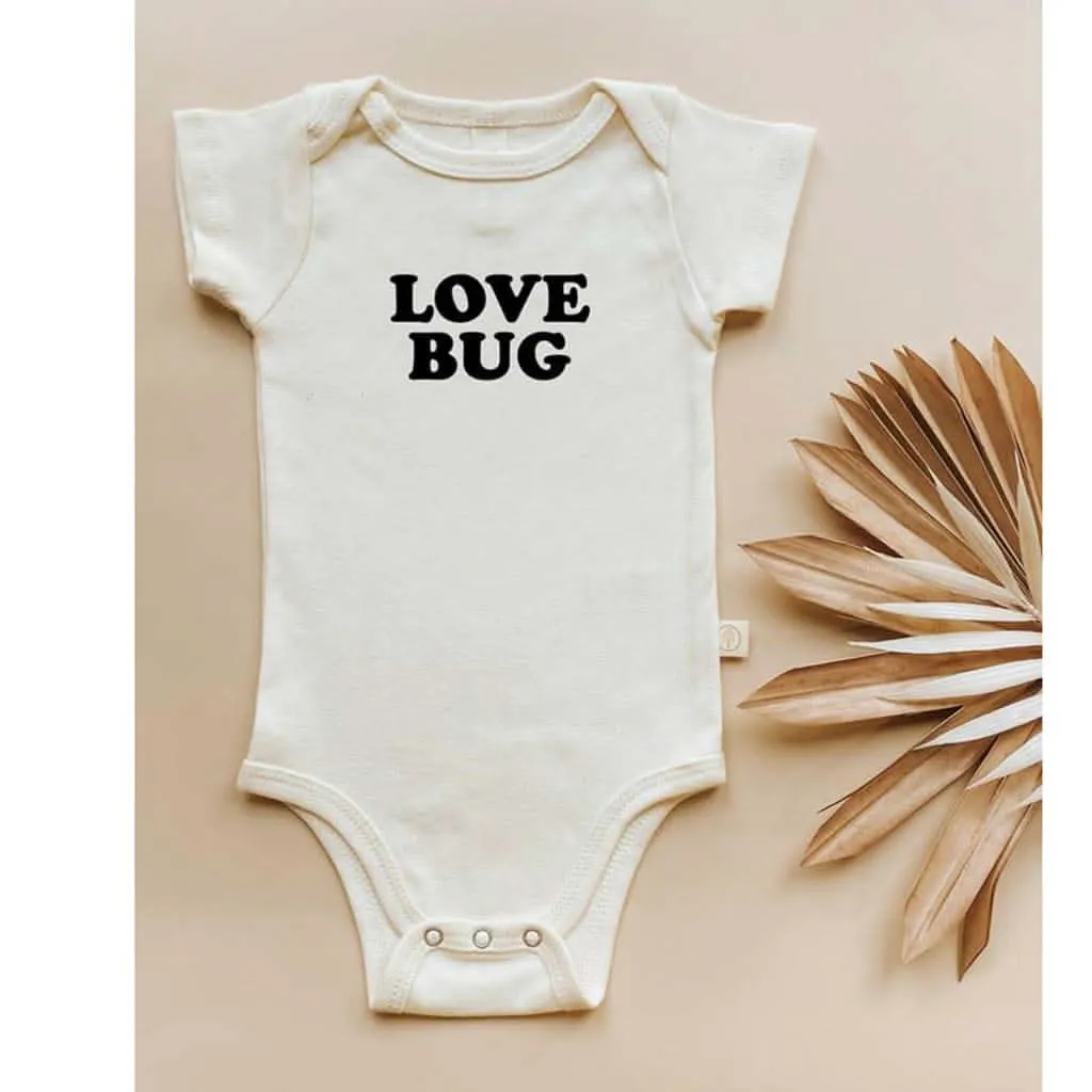 Tenth & Pine Love Bug Organic Cotton Onesie