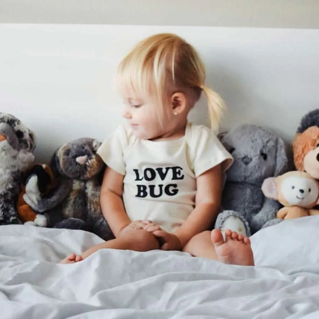 Tenth & Pine Love Bug Organic Cotton Onesie