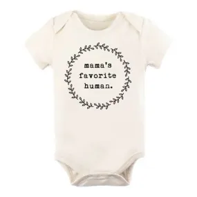 Tenth & Pine Mamas Favorite Human Organic Cotton Onesie