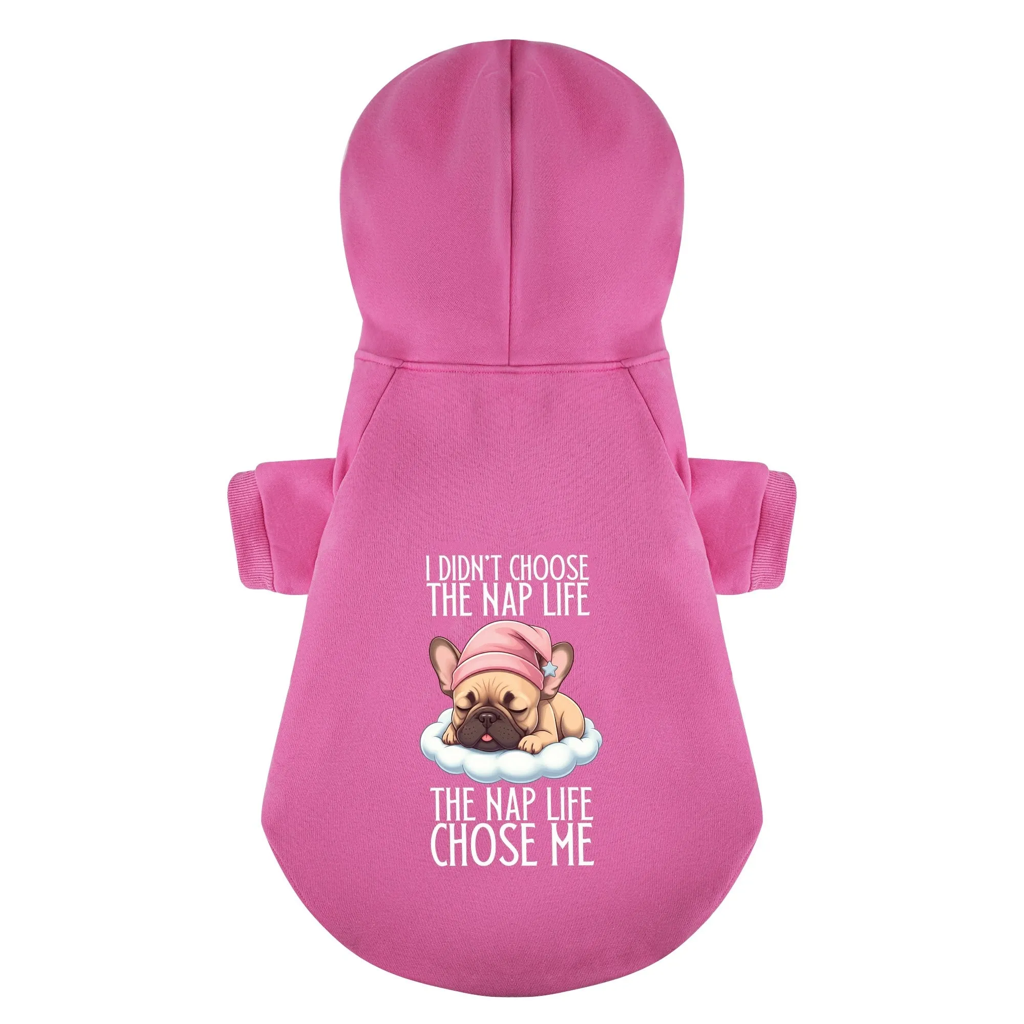 The Nap Life - Personalized French Bulldog Hoodies with Funny Quotes – Stylish, Cozy, and Premium 100% Cotton