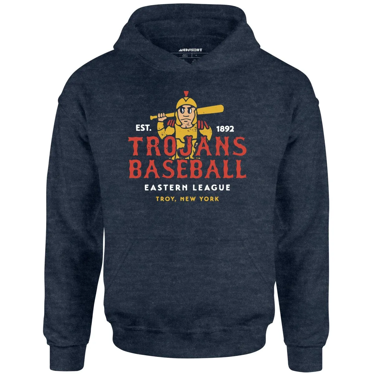 Troy Trojans - New York - Vintage Defunct Baseball Teams - Unisex Hoodie
