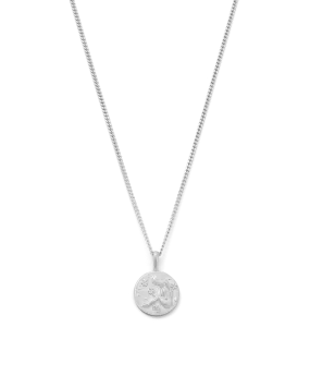 Virgo Petite Zodiac Necklace - Silver
