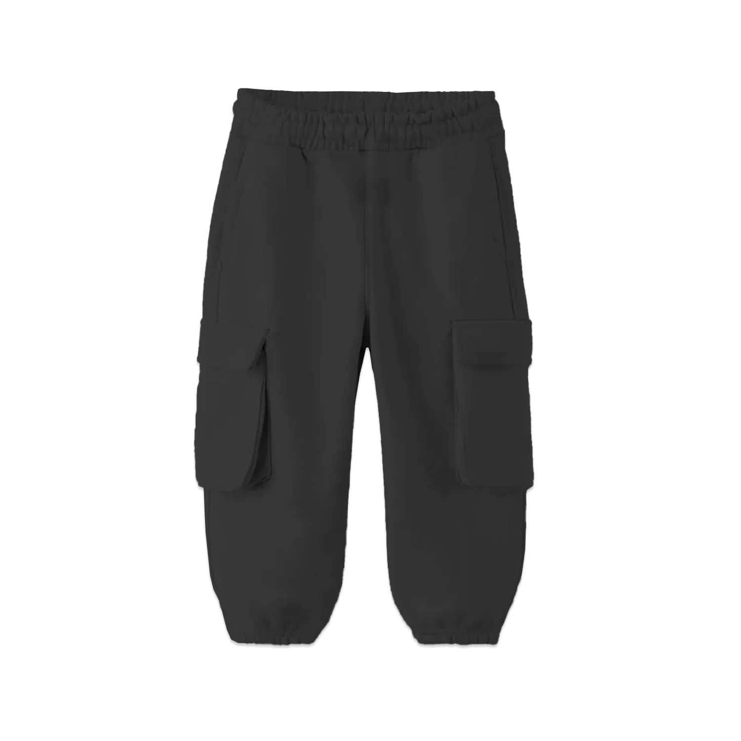 Whistle & Flute Bamboo Drawstring Cargo Joggers || Black