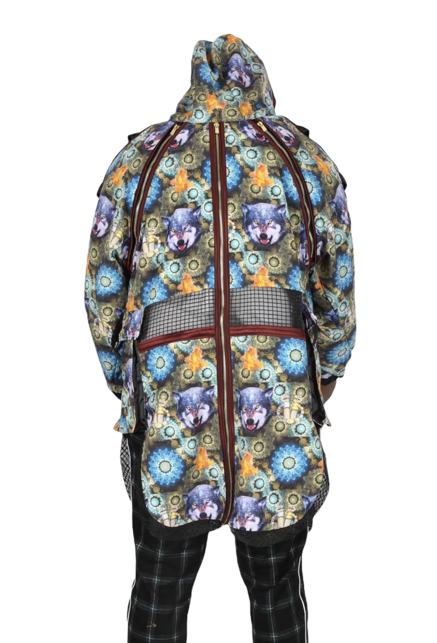 Wolf Print D&D Jacket