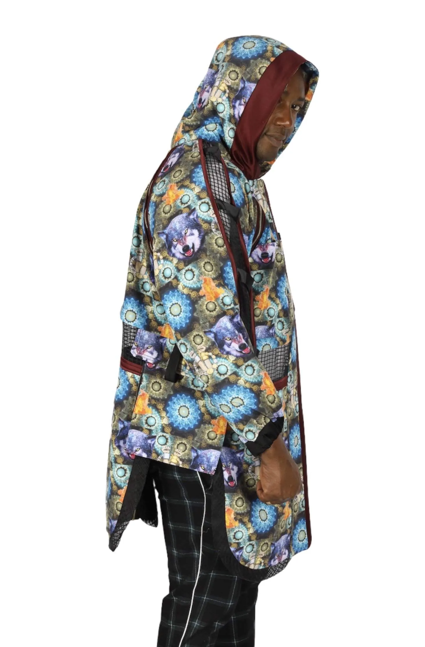 Wolf Print D&D Jacket