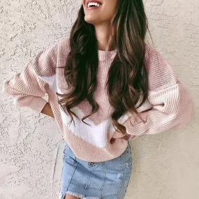 Women's Winter Casual Knitted Warm Loose Sweater
