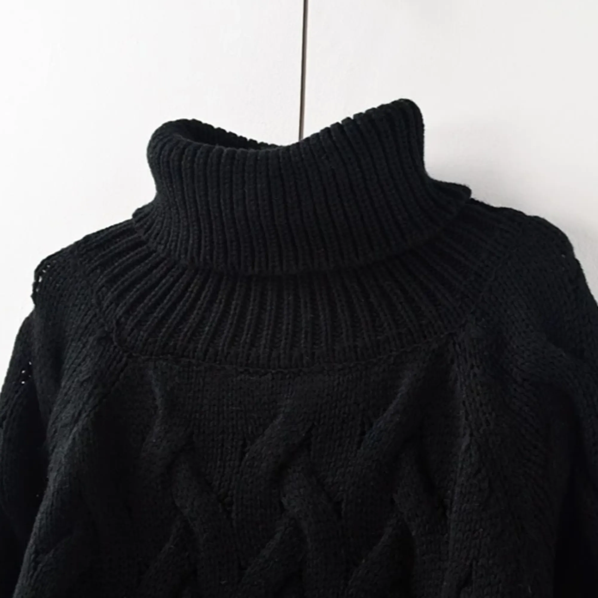 Women's Winter Casual Warm Knitted High-Neck Pullover