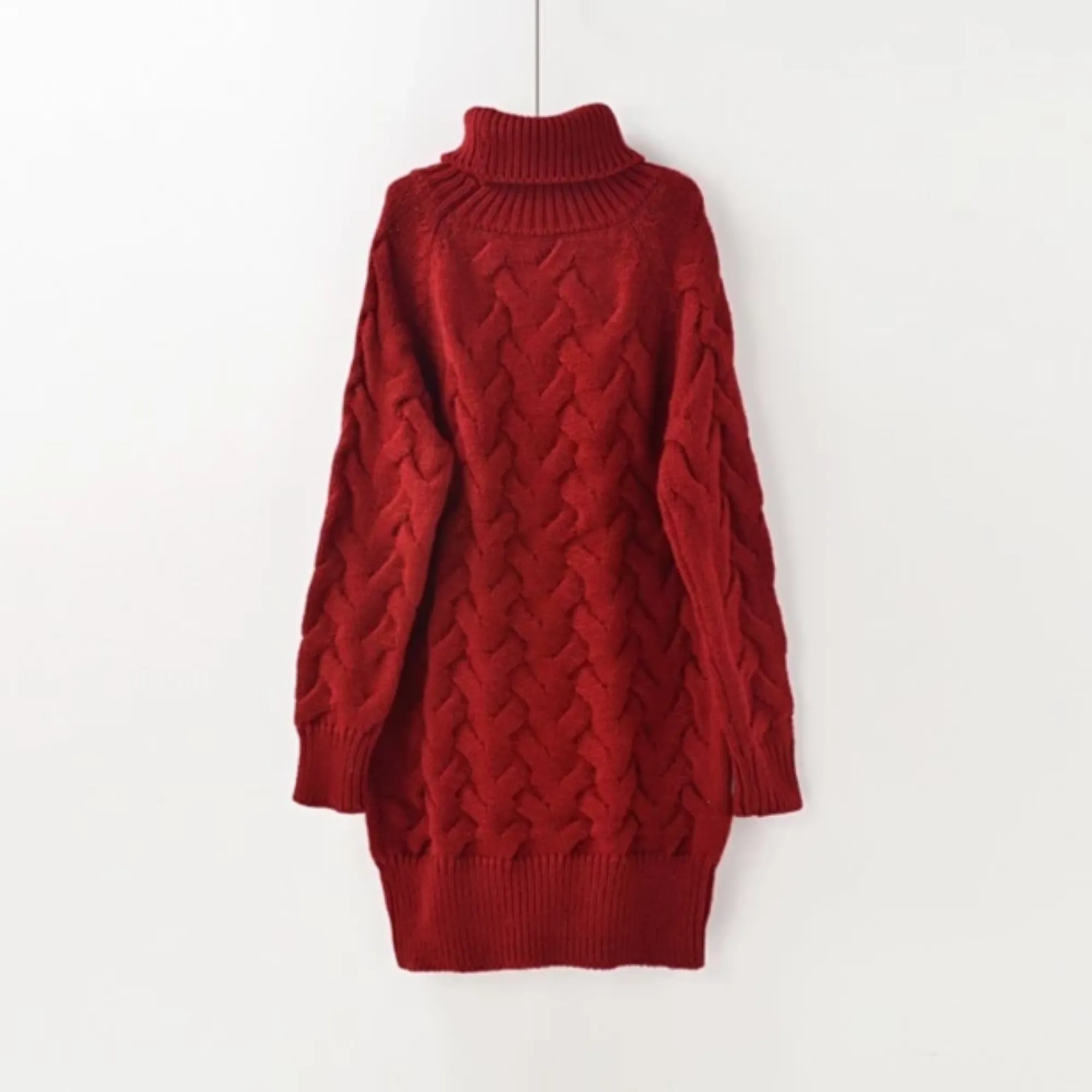 Women's Winter Casual Warm Knitted High-Neck Pullover
